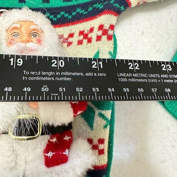 Ugly Christmas Sweater Buddy the Elf LIGHTS UP Tinsel Xmas Party Winner Size XL - Picture 4 of 5